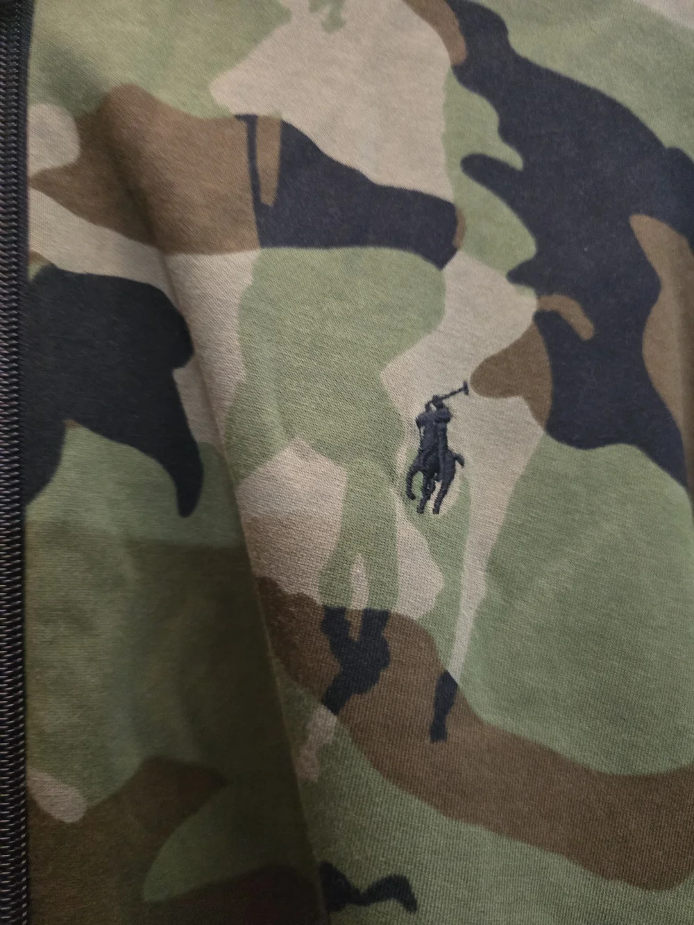 Polo by Ralph Lauren Green Camo Zip Hoodie
